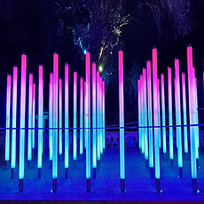 LED illuminated streaming column light1
