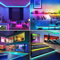LED strips with lens 10