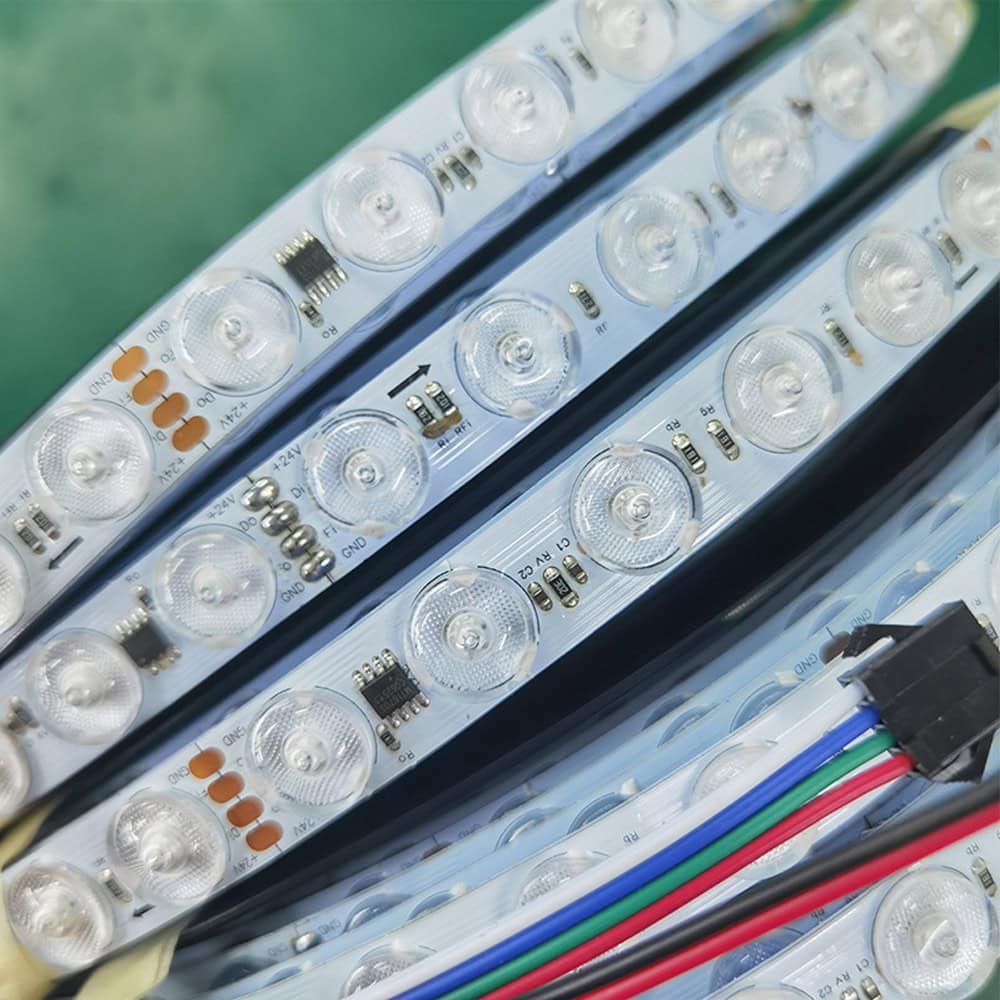 LED strips with lens 6