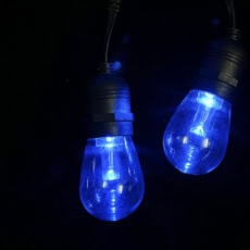 Outdoor GardenPatioTerrace Smart Colorful RGB LED Festoon String Bulb Lights Waterproof S14 Festoon LED String Light 1